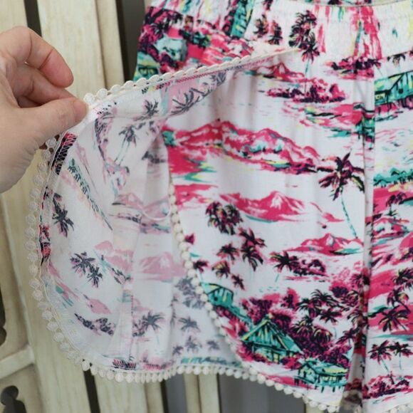 Nanette Lepore L'Amour Tropical Print Lightweight Shorts M - Picture 3 of 6